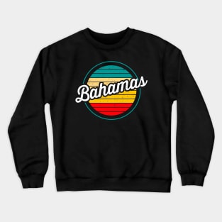 The Bahamas Retro Sunset Crewneck Sweatshirt